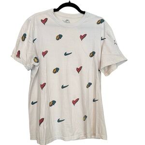 Nike Peace Love Swoosh Vintage All-Over Print Tee